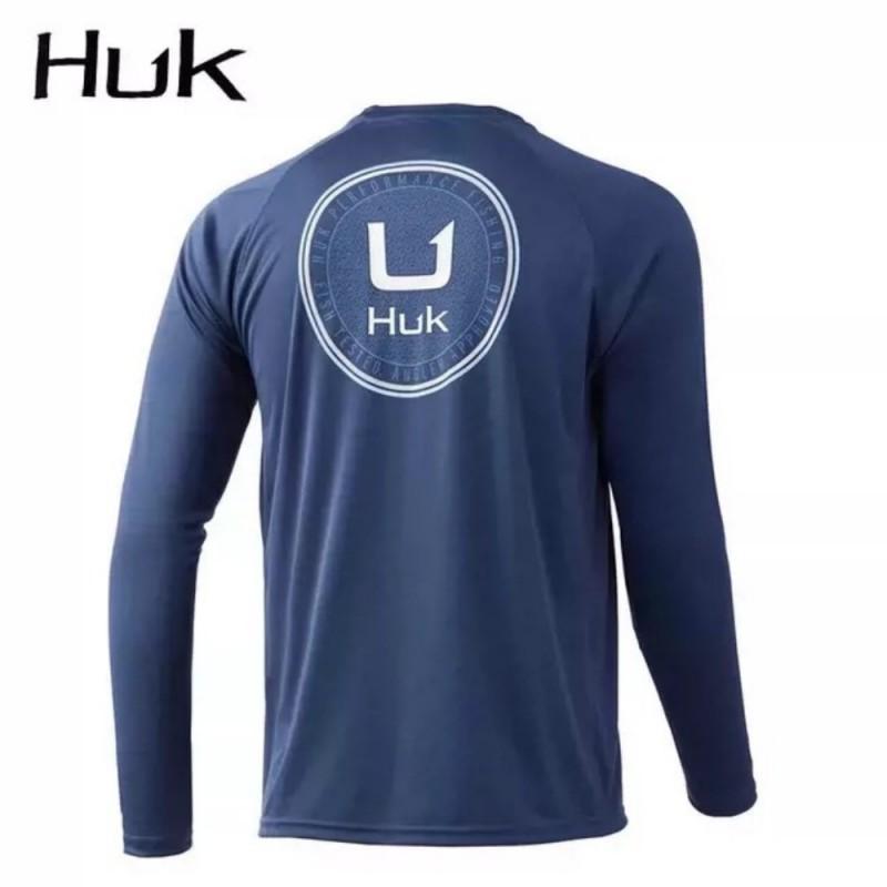 Mens Quick-Dry UV Protection Fishing Shirt Long Sleeve Breathable Bamboo Fiber Outdoor Sport Top Summer