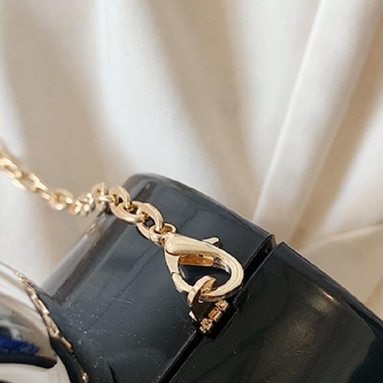 Contemporary Acrylic Cylinder Handbag Perfect for ShoppingTraveling and Dating