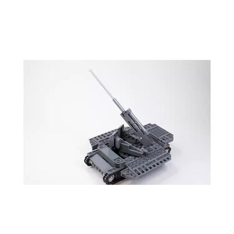 IVc Tank Strv 103 Tank Combat Vehicle Building Block Gift DIY Assembled Model Compatible with LEGO