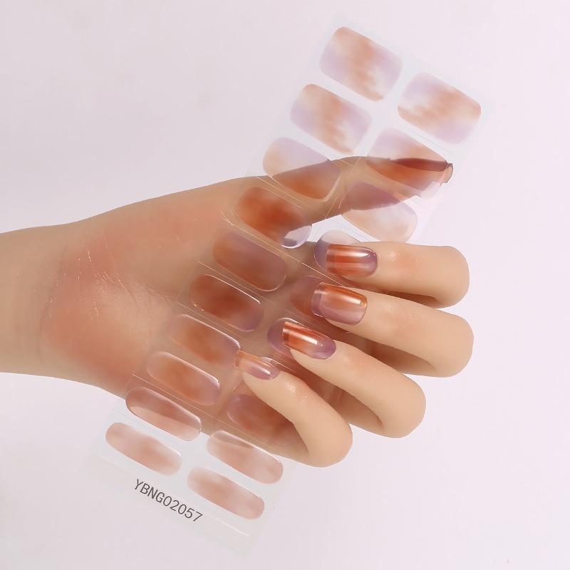 Semi-curing Light Therapy Nail Stickers Gel Nail Stickers Semi-curing Light Lamp Nail Stickers Harden, Last Long and Are Waterproof