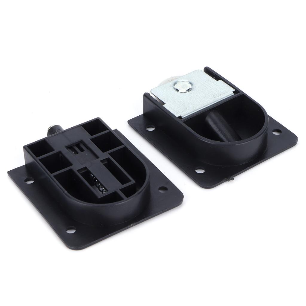 Rotella Silenziosa per Porta Scorrevole Puleggia in Plastica Nera con Cuscinetto Accessorio Ferramenta per Mobili