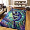 Colorful Animals Pattern Square Carpet,Area Rug,Carpet Rug for Living Room Bedroom Sofa Playroom Decor,Non-slip Floor Mat,Holiday Birthday Gifts