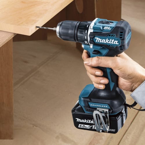 Makita Rechargeable Vibratory Driver Drill 18V High Output, High Durability Battery/Charger/Case Sold Separately HP487DZ Blue
