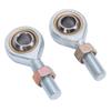 2Pcs M10 Tie Rod End Ball Joint Bearing Steel Alloy Smoother Steering Enhanced Handling for ATV