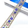 5yards 4cm Embroidered Flower Ribbon, Ethnic Lace Trimming  for DIY Sewing Clothes, Bag Accessories Curtain/Tablecloth Decor