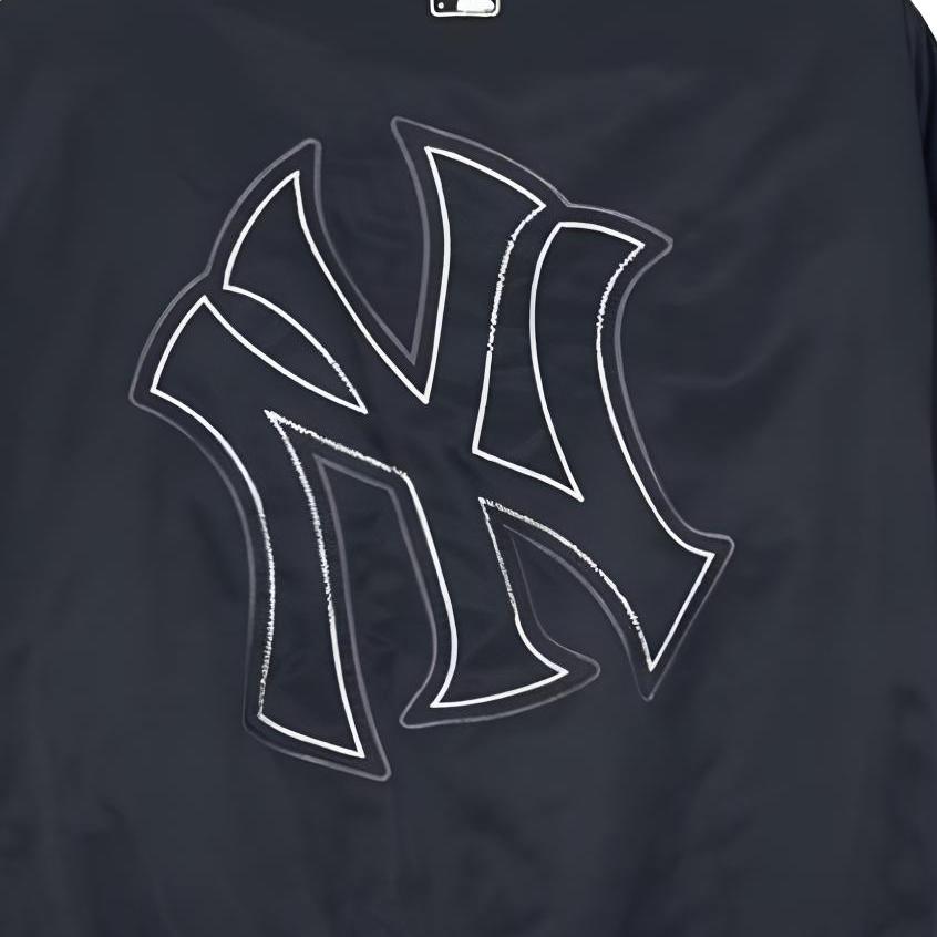 MLB New York Yankees Baseball Loose Fit Zip Up Long Sleeve Jacket Unisex Jackets 3AJPB1561-50BKS