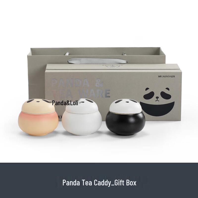 Panda Ceramic Tea Caddy 100ml