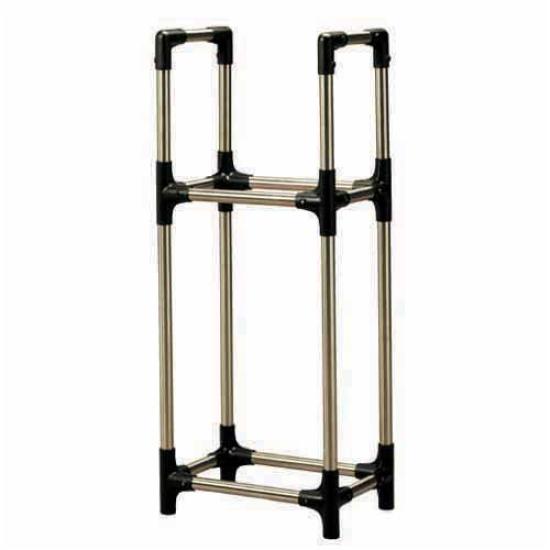 

Iris Ohyama Стойка для шин из нержавеющей стали с подсветкой, нагрузка 120 кг, черная KSL-450C, чехол, устойчивая к ржавчине, для автомобиля, вместимость, чёрный