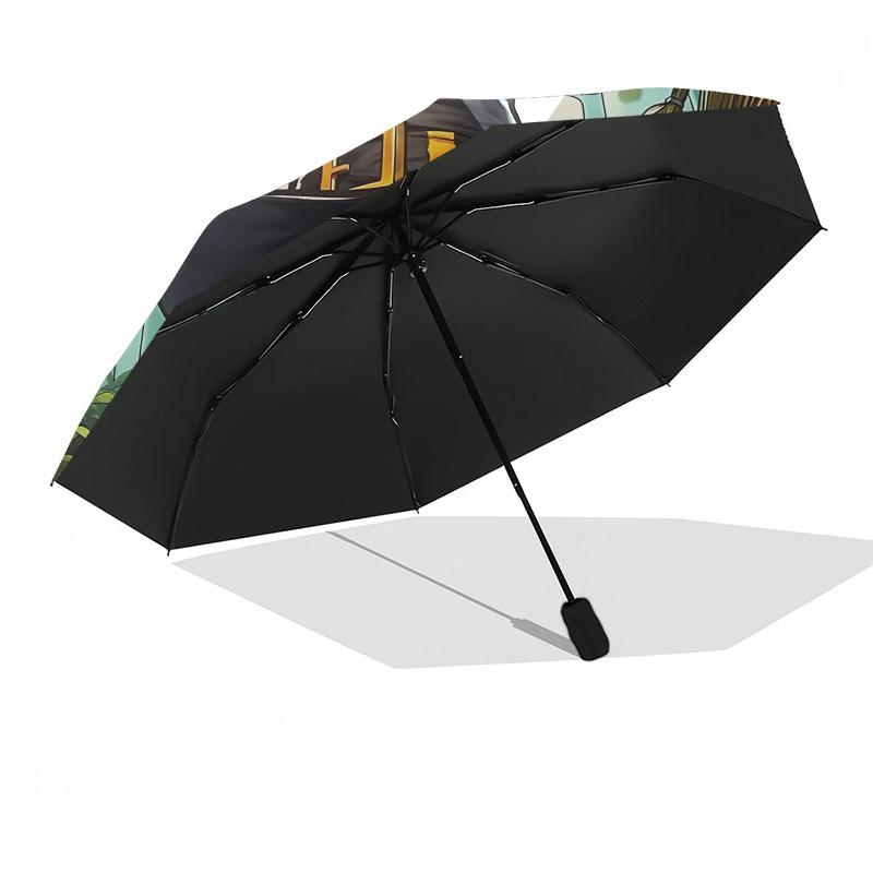 1pc Halloween Minion Automatic Open/Close Umbrella, Lightweight Design for Everyone,Durable Canopy yy251014063