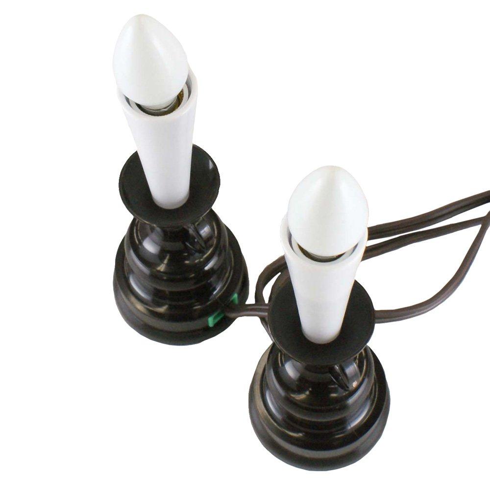 Large electric candles (1 pair)