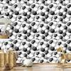 Sketched Football Wallpaper for Living Room and Bedroom 50x1000