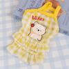New Spring and Summer Thin Breathable Cute Medium and Small Dog Suspender Skirt Pet Two-legged Skirt Dog Clothes