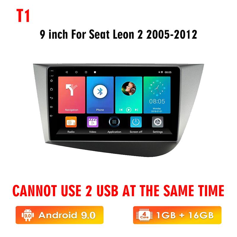 

Icreative автомобильный радионавигатор GPS Carplay для Seat Leon 2 2005-2012 аудио Android мультимедиа авторадио видеоплеер стерео DSP