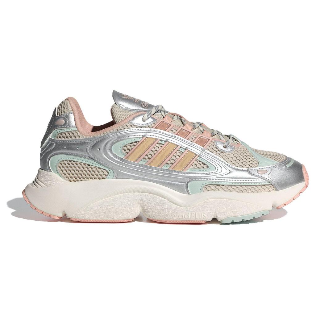 Adidas Originals Ozmillen Comfortable Fashion Versatile Fabric Durable Breathable Low-Top Running Shoes Women Sneaker Sand-Brown IF1816
