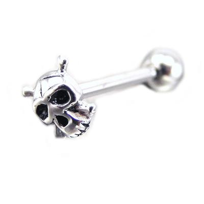 [F8790] - 'Skull' Tongue Piercing