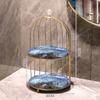 Creative Bathroom Shelf Birdcage Cosmetic Storage Rack Desktop Box Toilet Lipstick Skin Care Display Stand