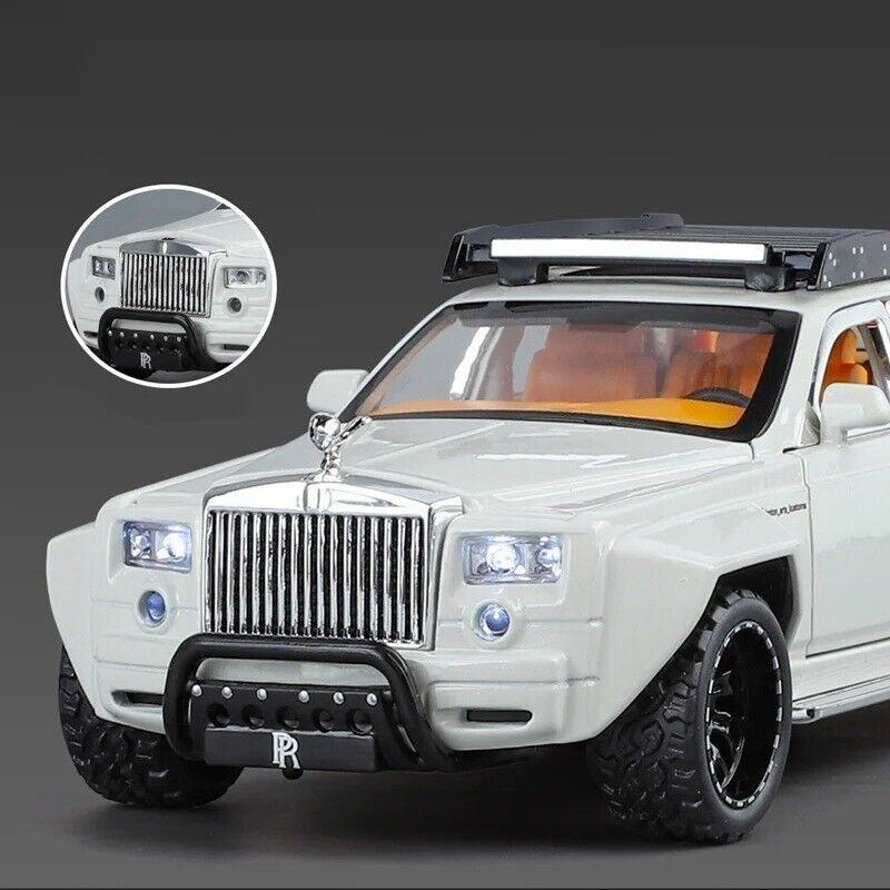 1/32 Rolls-Royce Phantom 6x6 Slitina Pickup Odlévaný Model Auta - Zvuk a Světlo Dárek