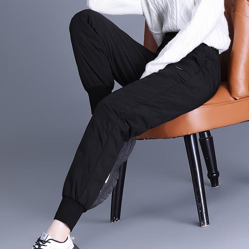 Yalu Women's High-Waist Straight-Leg Down Pants