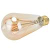 Vintage Light Bulb E27 4W High Light Transmittance Flexible Spiral Filament Adjustable Brightness Warm Light LED Bulb