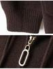 Autumn/Winter Retro Wool Hooded Short Coat with Zipper