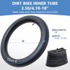 PaoWin Two Inner Thick with TR4 Motorcycle Suitable for and 3.50-18 Tubes, Wall, Heavy-Duty, Valve, 3.50/3.00-18 Tubes, 3.50-18 3.00-18