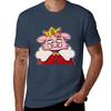Pig King Techno Tshirt Abstract Pattern Print Top Tshirt