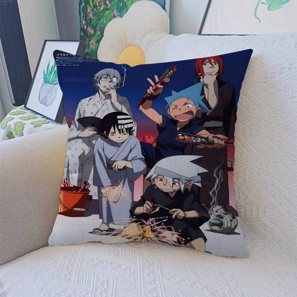 Аниме S-Soul E-Eater Кленовый Дизайн Наволочка Счастливый Осенний Урожай Декор Праздничный Декор Наволочка 30x30 cm
