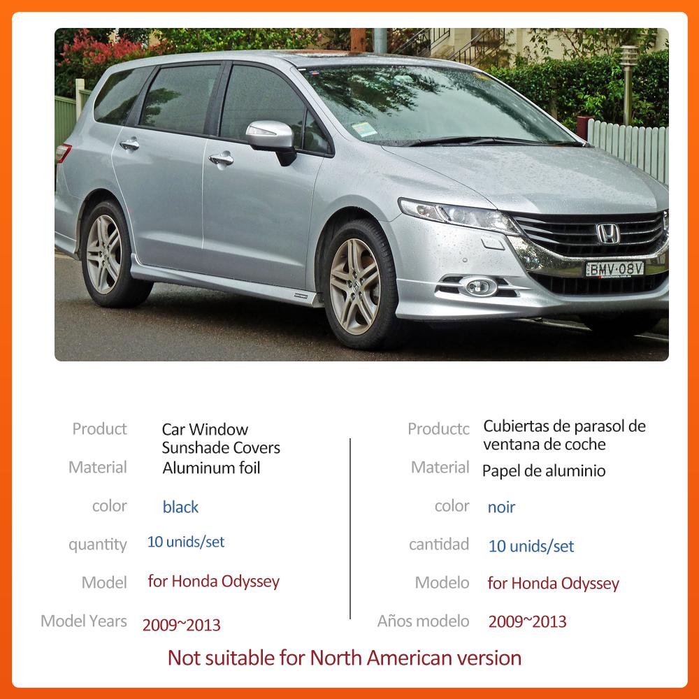 

Автомобильный магнитный солнцезащитный козырек для Honda Odyssey RB3 RB4 2009~2013, шторка на лобовое стекло, люк, накладка на крышу, аксессуары 2010 2011 2009-2013