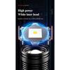 Torcia a LED ad alta potenza a lungo raggio super potente Torcia ultra potente Lampada potente Torcia ricaricabile Lanterna tattica Impermeabile