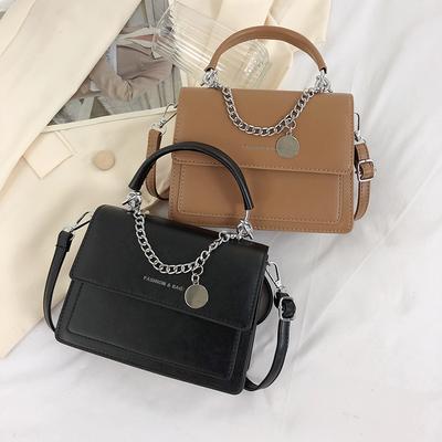 Tasche Damen neue Damentasche Modetrend Kette Schultertasche schlichte Textur Umhängetasche Damen