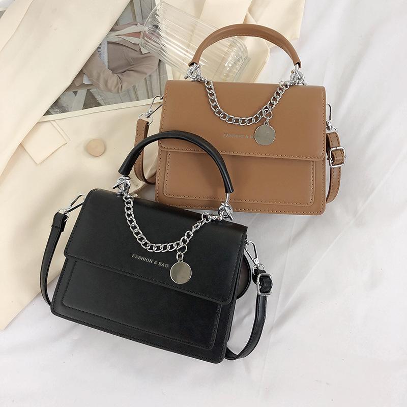 Bag Women's New Women's Bag Fashion Trend Chain Shoulder Bag Simple Texture Messenger Bag Women