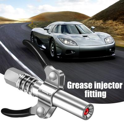 1 Set Grease Nozzle High Pressure Double Handle Gear Type Heavy Duty Grease Dispenser Household Supply