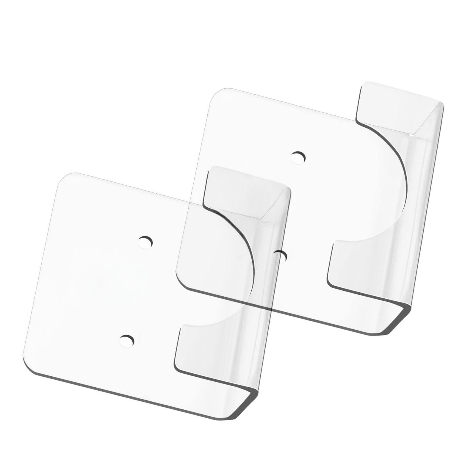 

2 шт. Акриловые держатели для душевой штанги, самоклеящееся крепление для ванной комнаты и кухни, не требующие сверления, аксессуар для ванной комнаты