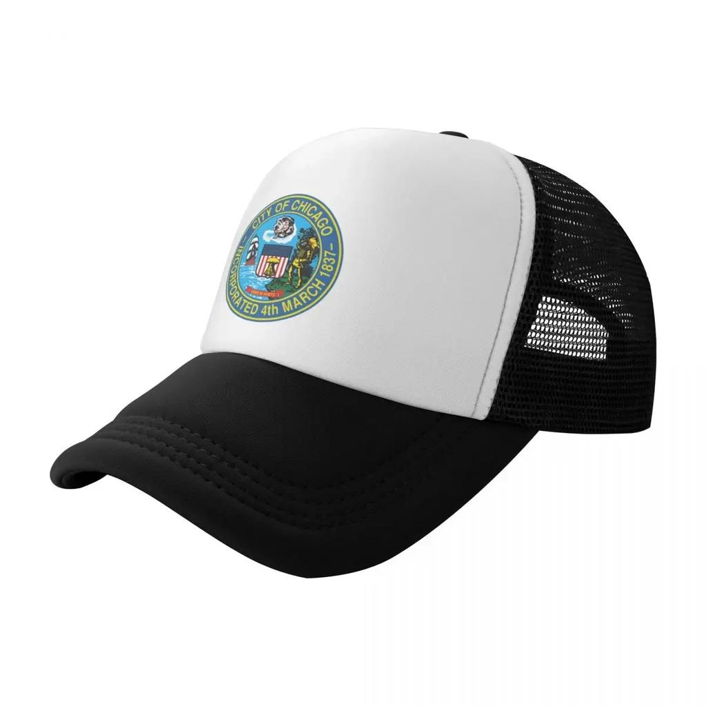 Chicago coat of arms Baseball Cap Golf Luxury Brand Streetwear Men  Wear Womens