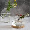 Polished House Glass Vase Glass Art Hydroponic Vase Ornament  Wedding Decor