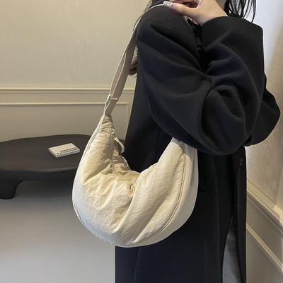 Dumpling Bag Shoulder Bag Large Bag Bag Female Large Capacity Messenger Bag Male