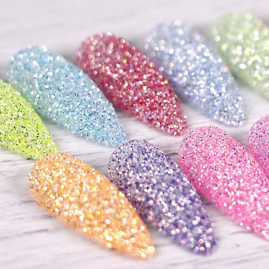 Manicure Nail Art Decorations Glitter Powder Sparkle Fairy Dust Glitter Candy Effect Sugar Glitter Powder 500G Bag