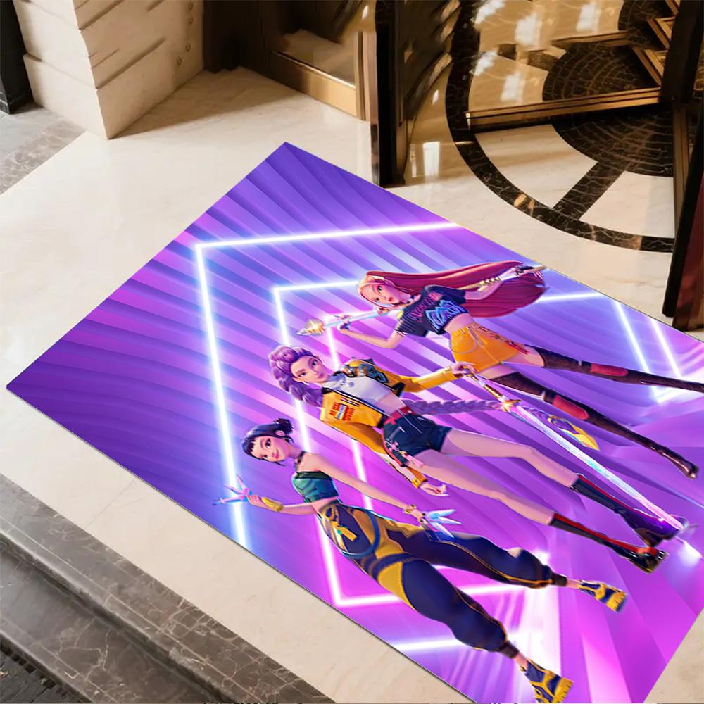 Future Fashion Icons Floor Rug Office Rug Design for Dining Room Playrooms Dormitory Kitchen Anti-slip Rug Decorate Offices