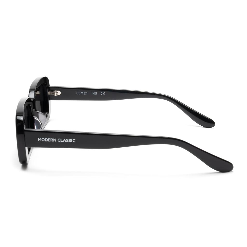 MODERN CLASSIC O Rectangle Sunglasses with Rounded UV UV400 Polarized Sabae Asian Includes Sunglasses Case Corners, Protection, Unisex, Protection,