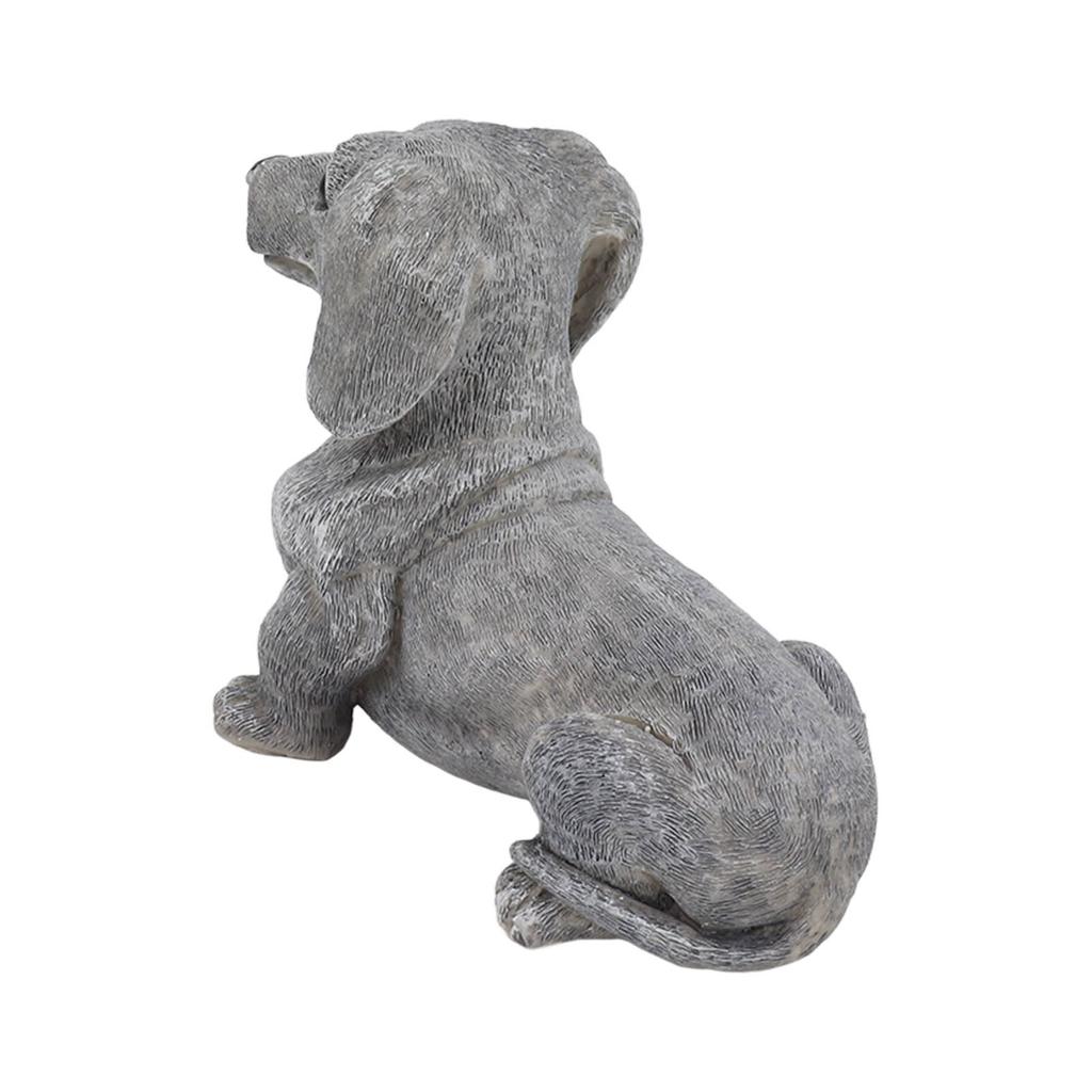 Dachshund Figurine Resin Dachshund Sculpture Outdoor Statue Ornament Dog Lover Gift For Garden