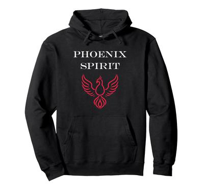 Humor Phoenix Animals Simple Fire Bird Spirit Phoenix Hoodie