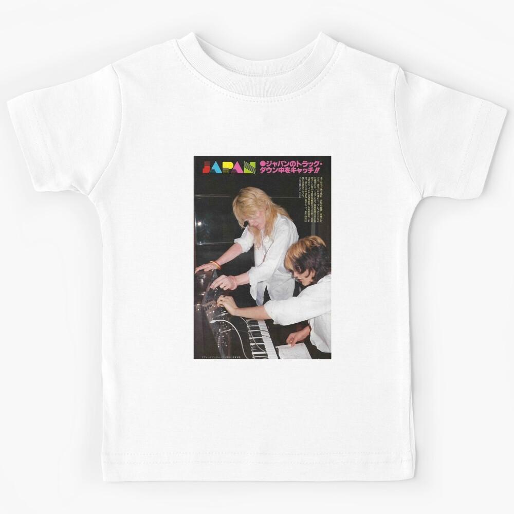 Improvisational Performance Freely Mixing Genres Japan David Sylvian Retro Kids T-Shirt 170