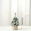 1pcs PE Flocked Mini Christmas Tree Decor Desktop Tabletop Party Decoration for Window Display Green Festive Ornament