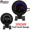 HD 12V/24V Fuel Level Gauge LCD Digital Car Gauge Meter  For Truck Motorcycle Car Oil Tank 12/24V Fuel Meters Indicator