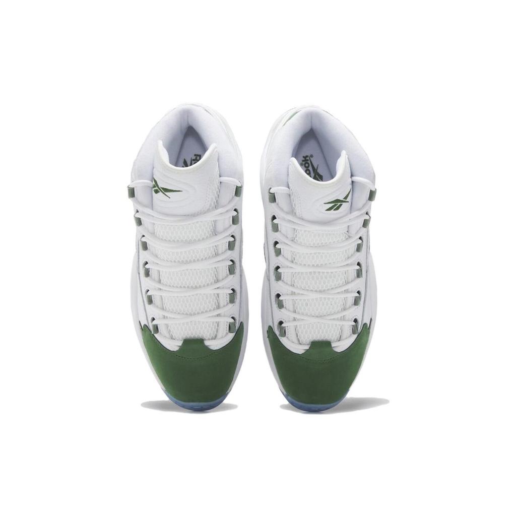 Reebok Question Mid NCAA Pack - Michigan State 2023 Ανδρικά Αθλητικά Παπούτσια Λευκό Cloud-White Pine-Green ID6690