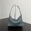Large Woven Leather Tote Bag Women - Handmade Daily Shoulder Crossbody