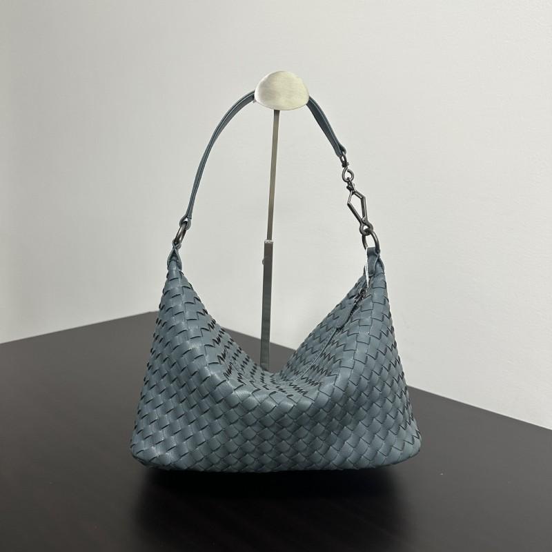 Large Woven Leather Tote Bag Women - Handmade Daily Shoulder Crossbody