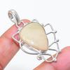 Natural Chrysoprase Gemstone 925 Sterling Silver Jewelry Pendant 2.05" ZS-527