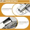 2-Pack Hidden Hinges for Cabinet Doors Frameless,90 Degree Concealed Cabinet Hinges, Surface Mount Hinges