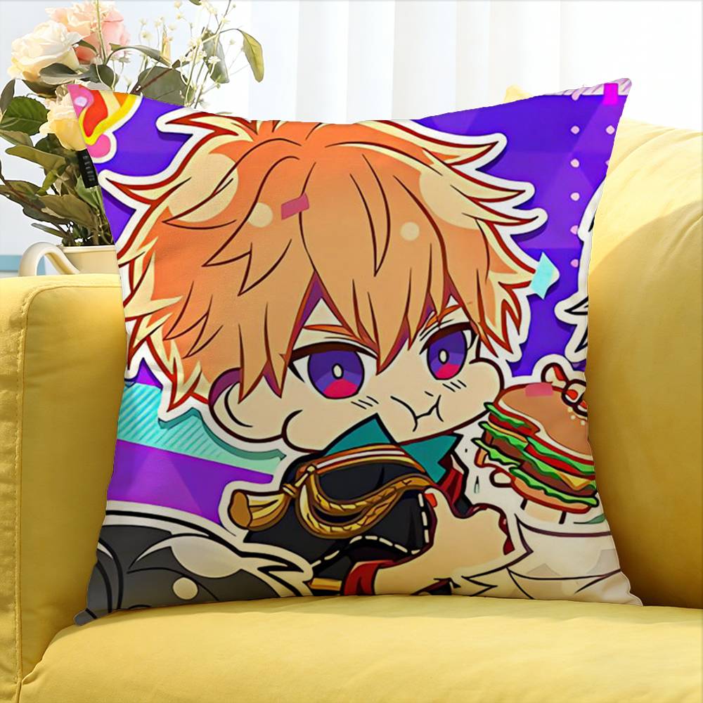 CUTE Game O-Obey Me World Various Sizes Square Pillow Case For Car Home Bedchamber Decor
